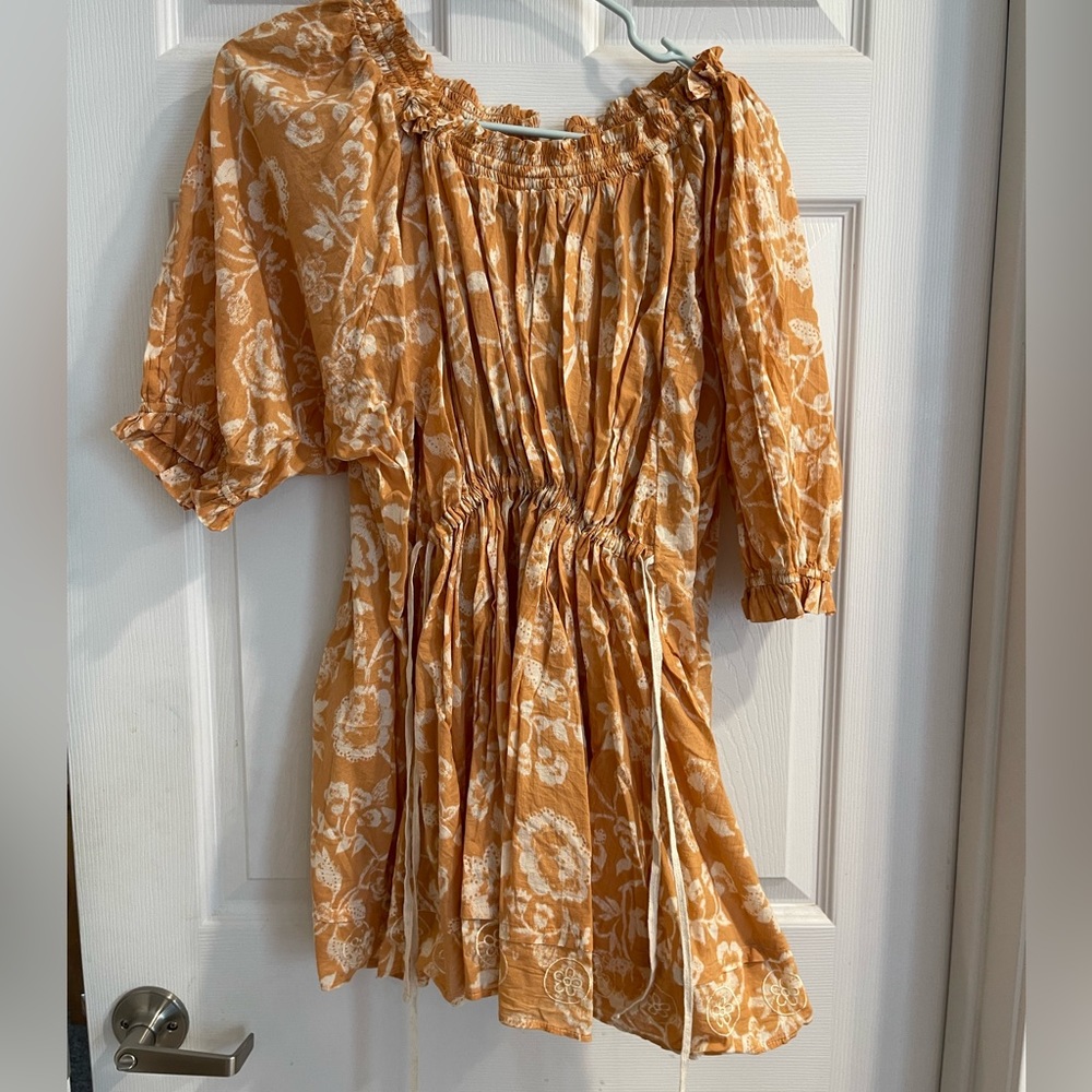 Free People Cover-Up Tie Ruched Dress